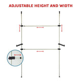 Coat Racks: Heavy Duty Adjust Clothes Rail Storage Garment Shelf Hanging Display Stand Rack