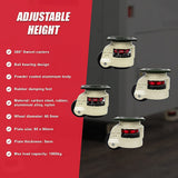 Work Benches: Leveling Casters Swivel Workbench Adjustable Wheel 1000KG Retractable 4PCS