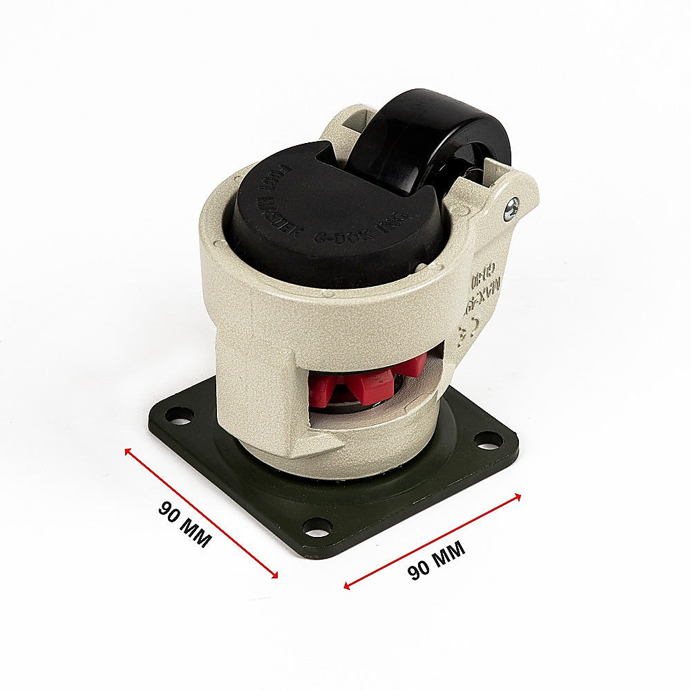 Work Benches: Leveling Casters Swivel Workbench Adjustable Wheel 1000KG Retractable 4PCS