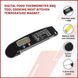 Kitchen Utensils: Digital Food Thermometer BBQ Tool Cooking Meat Kitchen Temperature Magnet
