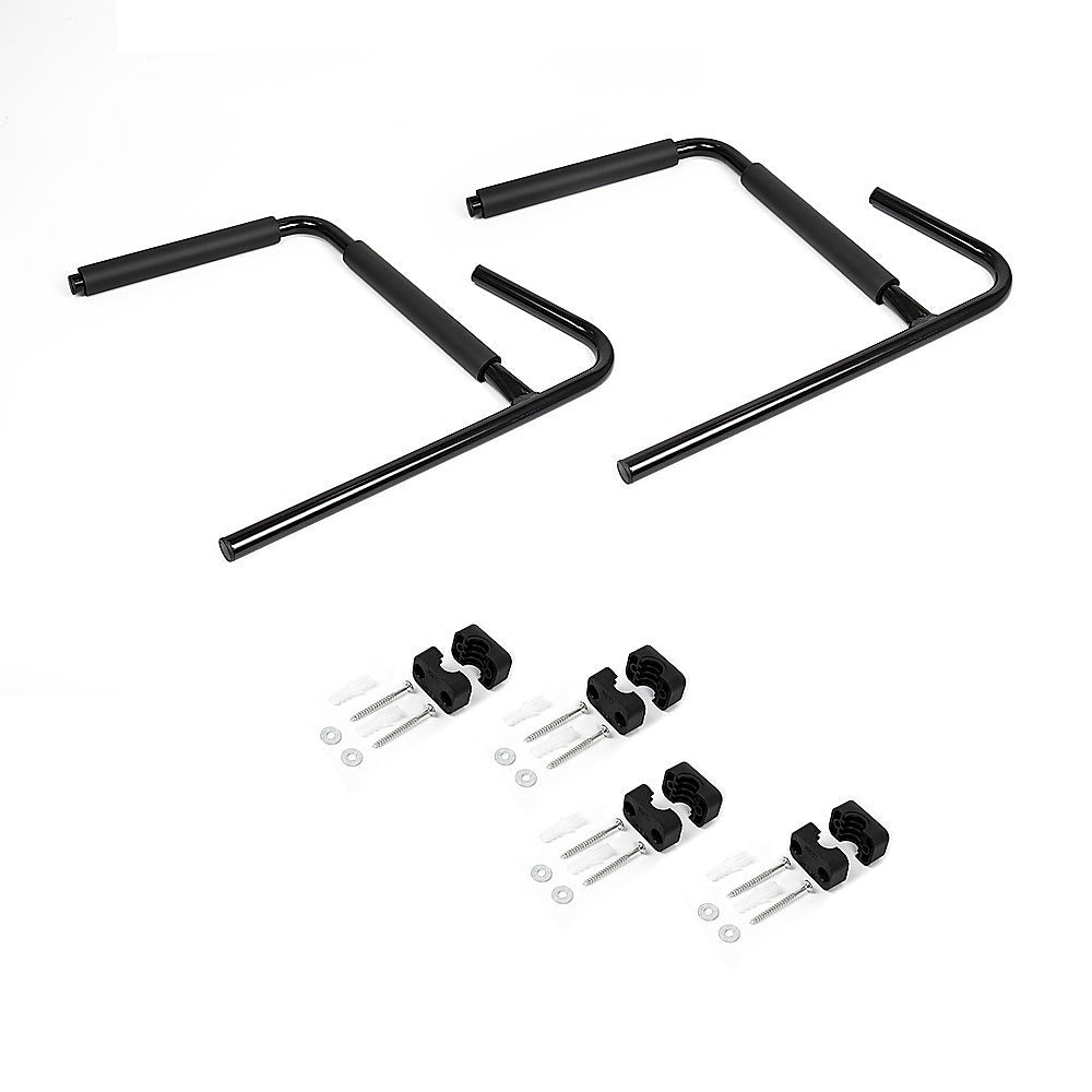 Wall Storage Racks: Pair Kayak Storage Rack Hanger Supporter Carrier Surfboard Holder Wall Bracket