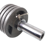 Gym Equipment & Accessories: Barbell Collars 2" Olympic Stainless Steel Locks Clips Clamp