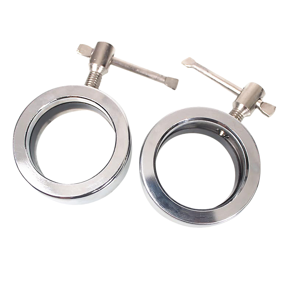 Gym Equipment & Accessories: Barbell Collars 2" Olympic Stainless Steel Locks Clips Clamp