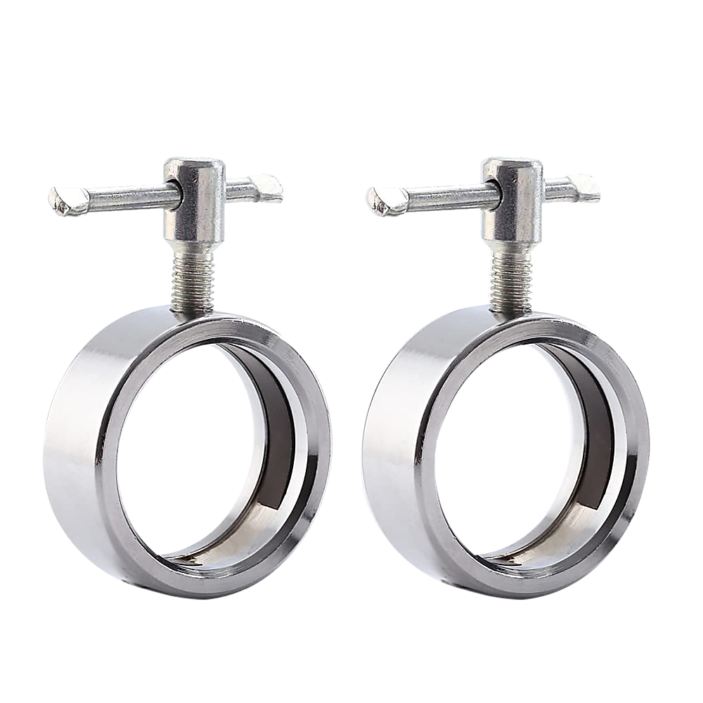 Gym Equipment & Accessories: Barbell Collars 2" Olympic Stainless Steel Locks Clips Clamp