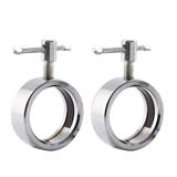 Gym Equipment & Accessories: Barbell Collars 2" Olympic Stainless Steel Locks Clips Clamp