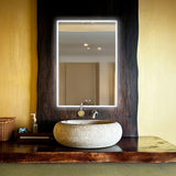 Mirrors: Smart Mirror Bathroom Vanity LED Lighted Wall Mirror 800x600mm