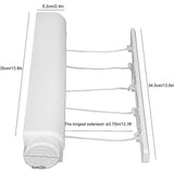 Drying Racks & Hangers: Retracting Clothesline 5 Line 18m Hanging Clothes Space Hanger