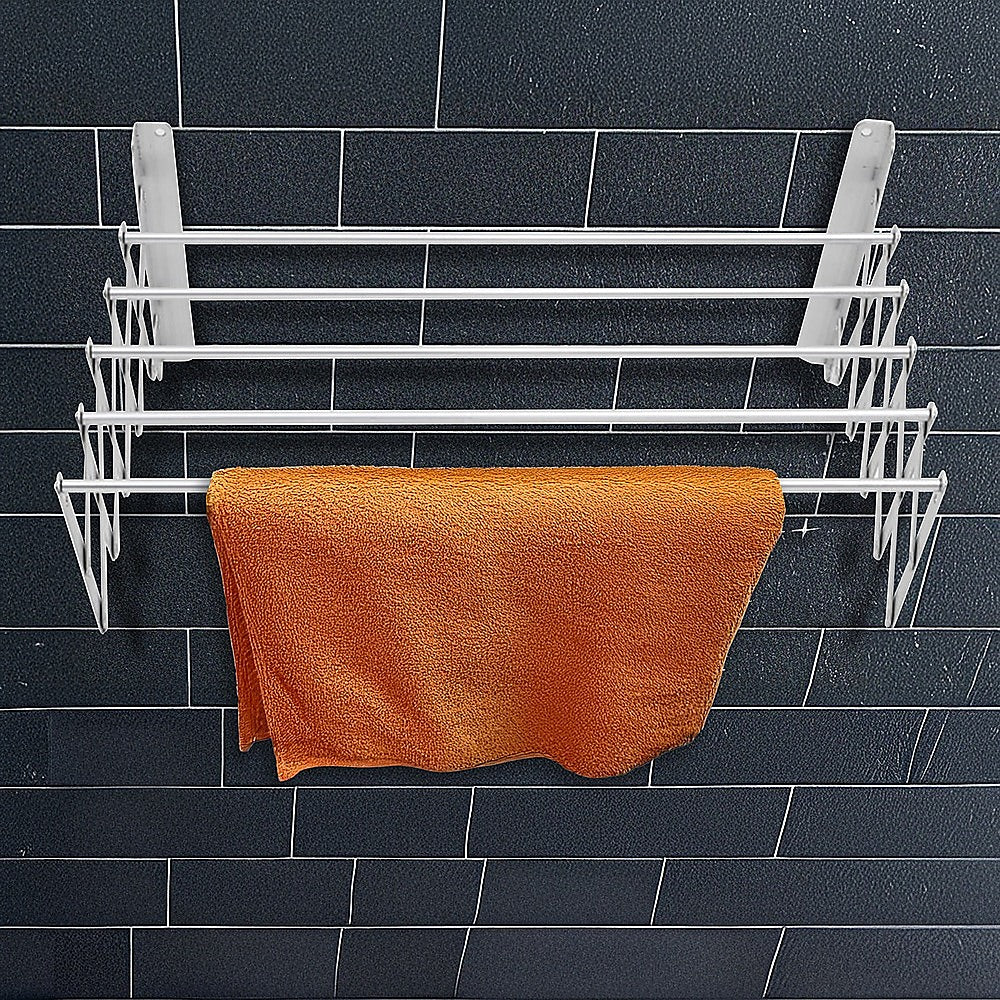 Drying Racks & Hangers: Pull Out Clothes Airer  Expanding Laundry Drying Line for Caravan, RV & Home