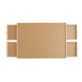 Activity Toys: Wooden Jigsaw Puzzle Table Board Storage Table Tray Puzzle For Adult Kid