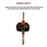 Masonry Tools: 5000kg Electronic Crane Scales Industrial Hanging Digital Weight