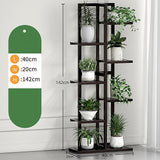 Sofas & Sofa Beds: 6 Tiers Vertical Bamboo Plant Stand Staged Flower Shelf Rack Outdoor Garden