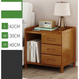 Bedside Tables: Bamboo Bedside Table Nightstand Storage Bedroom Sofa Side Stand