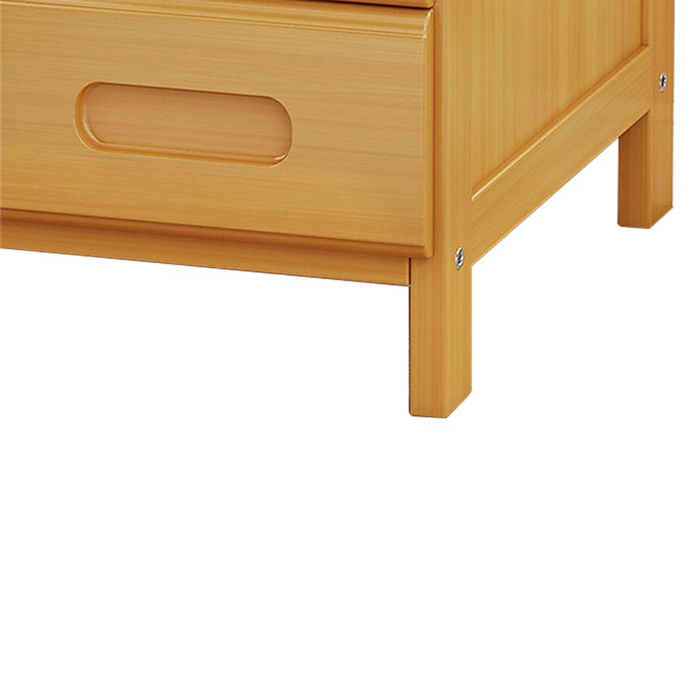 Bedside Tables: Bamboo Bedside Table Nightstand Storage Bedroom Sofa Side Stand