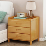 Bedside Tables: Bamboo Bedside Table Nightstand Storage Bedroom Sofa Side Stand