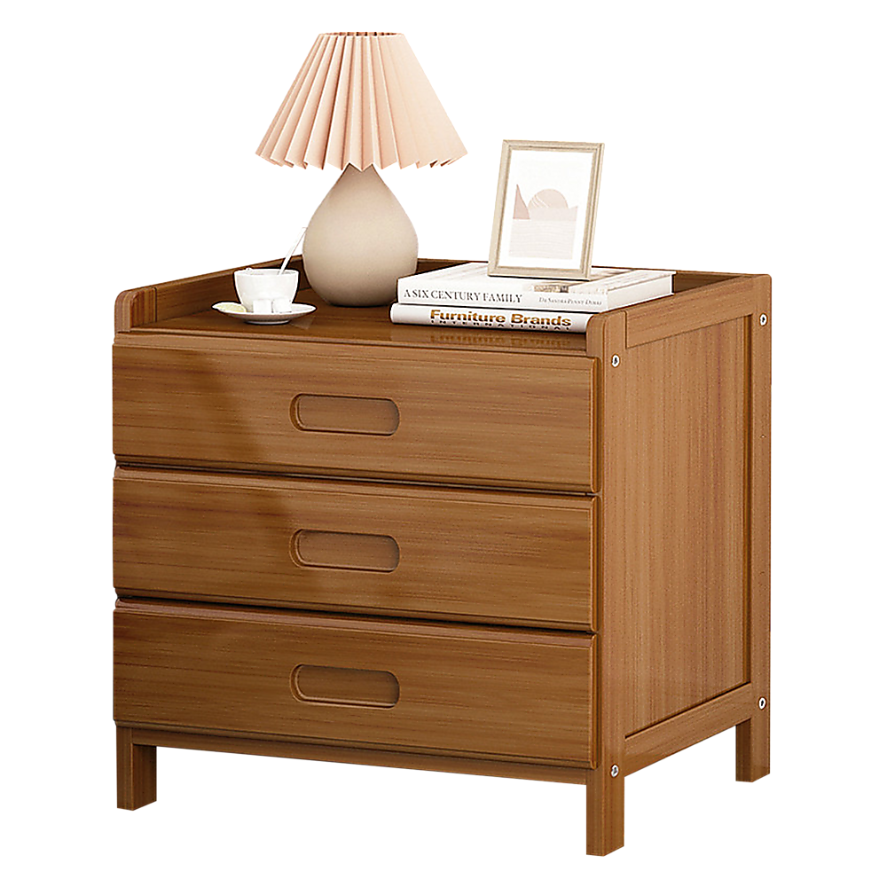 Bedside Tables: Bamboo Bedside Table Nightstand Storage Bedroom Sofa Side Stand