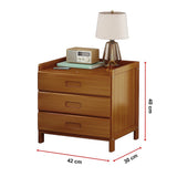 Bedside Tables: Bamboo Bedside Table Nightstand Storage Bedroom Sofa Side Stand