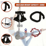 Yoga & Pilates: Heavy Bungee Cord Resistance Belt for Home Gym Yoga Bungee Rope Gravity Bungee (90kg)