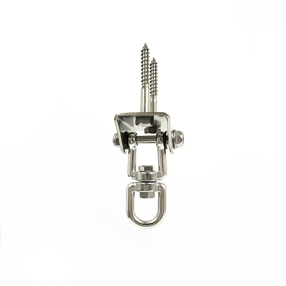Hardware Hooks: 360 Degree Swivel Swing Hanger with Stainless Steel Hook for Ceiling Heavy Duty Hanging Gym Equipment