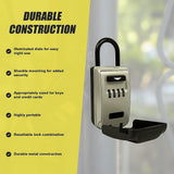 Masonry Tools: Security 4 Digit Combination Cable Lock Box With Luminous Dials