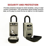 Masonry Tools: Security 4 Digit Combination Cable Lock Box With Luminous Dials