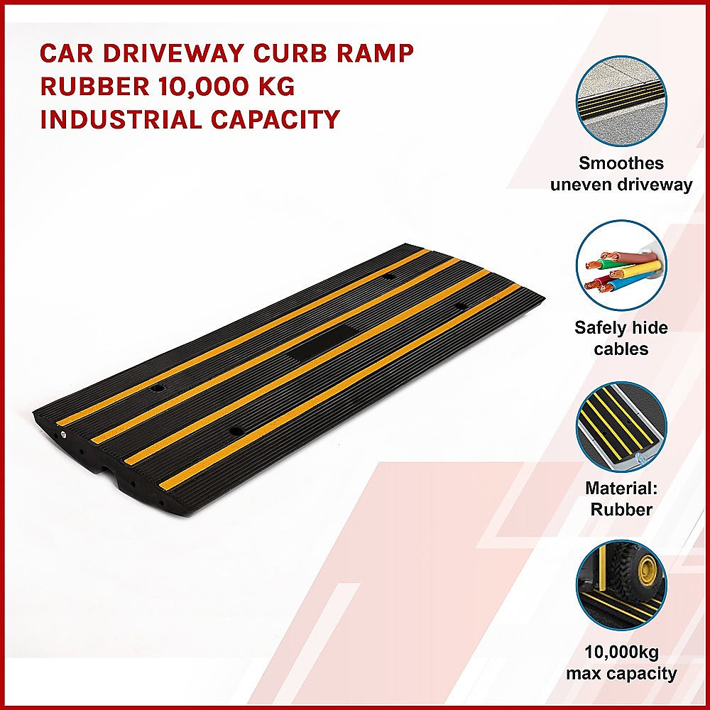 Masonry Tools: Car Driveway Curb Ramp Rubber 10,000 Kg Industrial Capacity