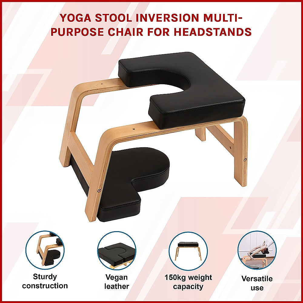 Yoga & Pilates: Yoga Stool Inversion Multi-Purpose Chair For Headstands