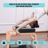 Yoga & Pilates: Yoga Stool Inversion Multi-Purpose Chair For Headstands