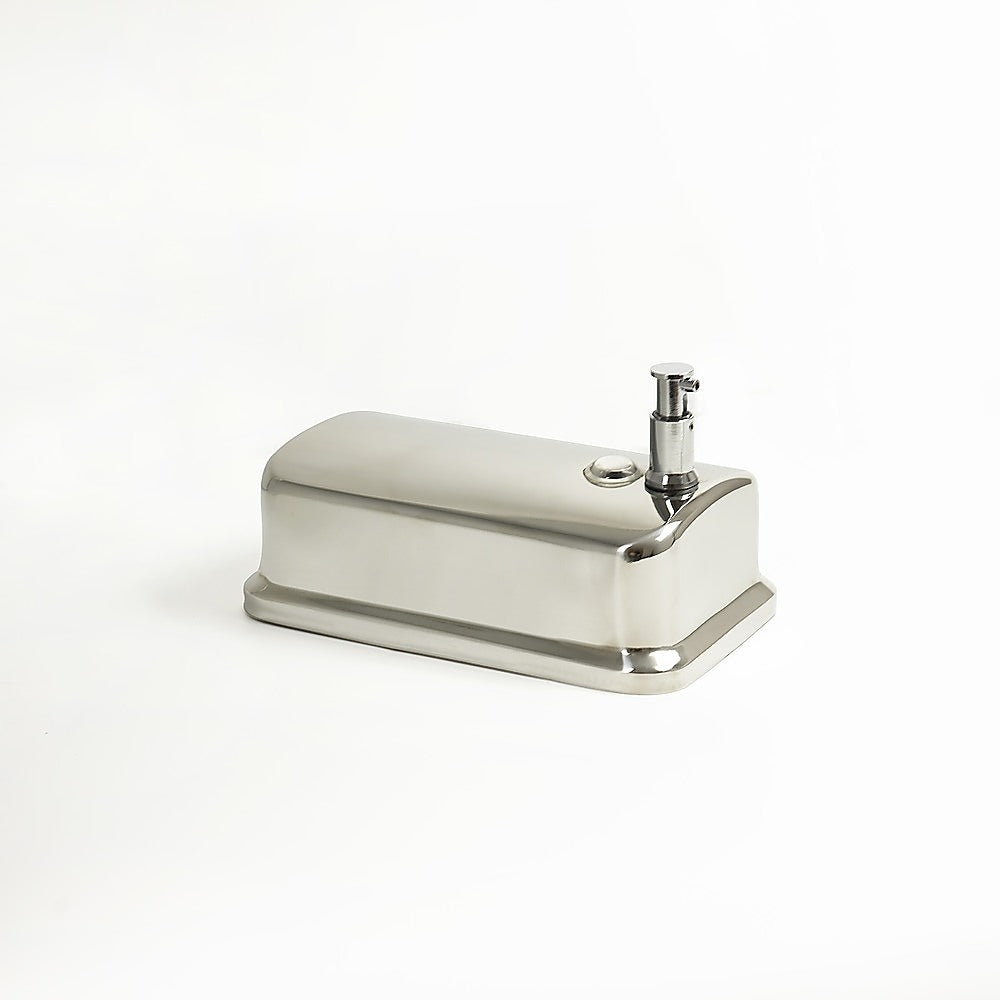 Bath Caddies: 304 Stainless Steel Commercial Liquid Soap Hand Sanitiser Dispenser Wall Mount Bathroom Kitchen Office Hospital Restaurant 1000ml