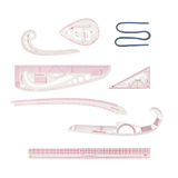 9pc French Curve Ruler Set DIY Sewing Pattern Measuring Tool for Dressmaker