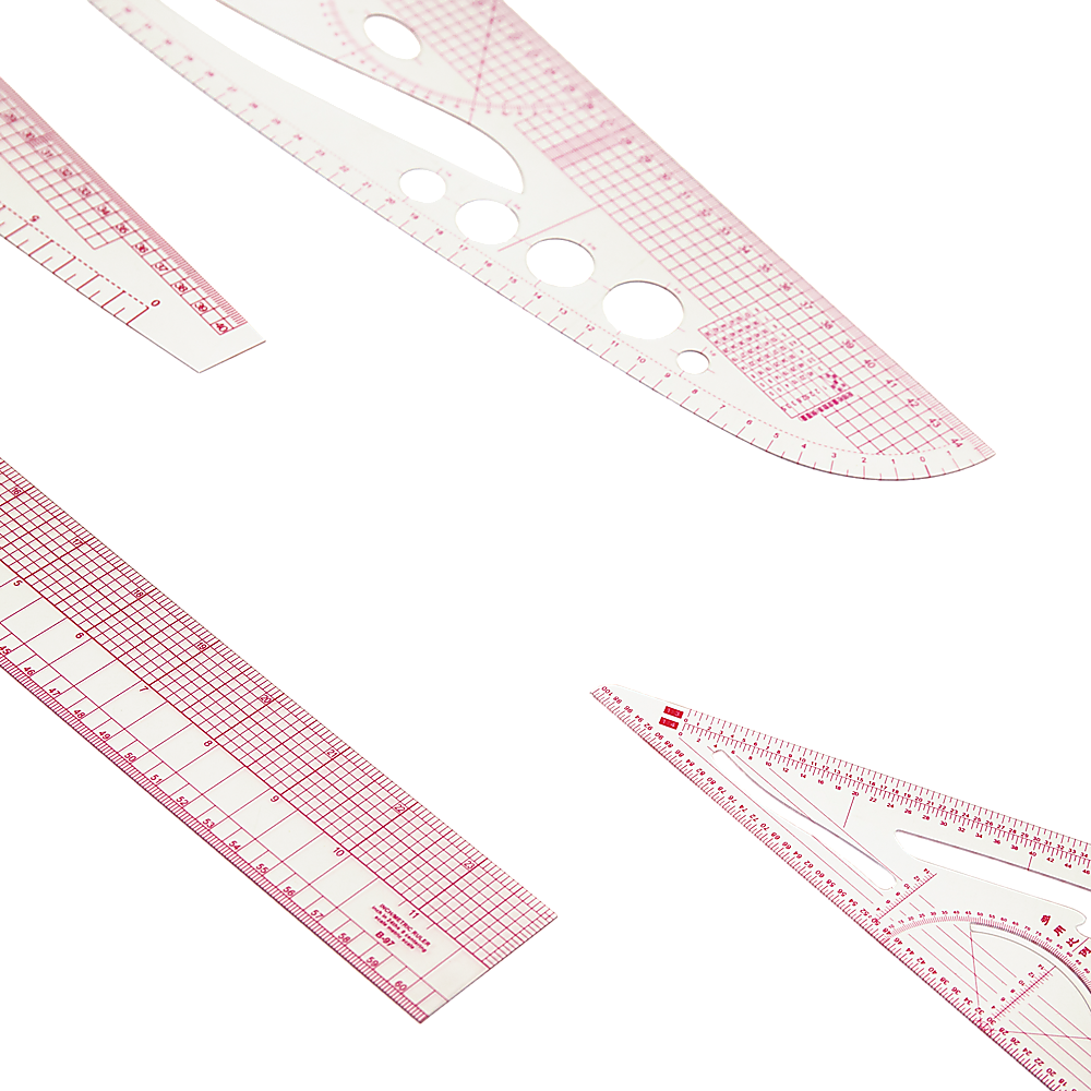 Arts & Crafts: 9pc French Curve Ruler Set DIY Sewing Pattern Measuring Tool for Dressmaker