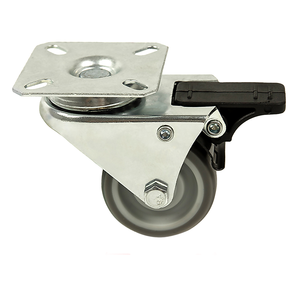Ladders & Scaffolding: 4x 2 Inch Heavy Duty Swivel Castor Wheels 50mm Brake