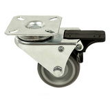 Ladders & Scaffolding: 4x 2 Inch Heavy Duty Swivel Castor Wheels 50mm Brake