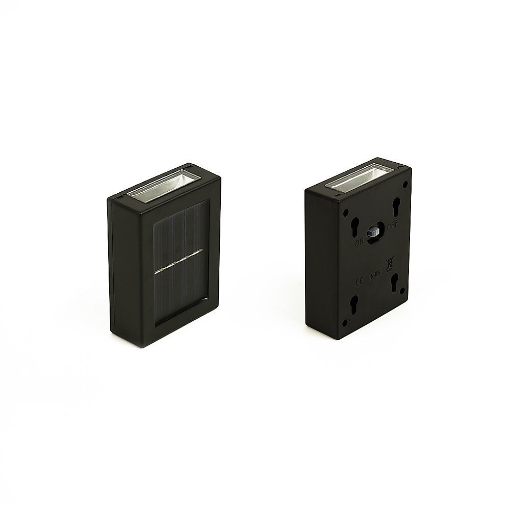 Gardening Accessories: 2pc Outdoor Solar LED Deck Lights Garden Patio Pathway Stairs Warm White
