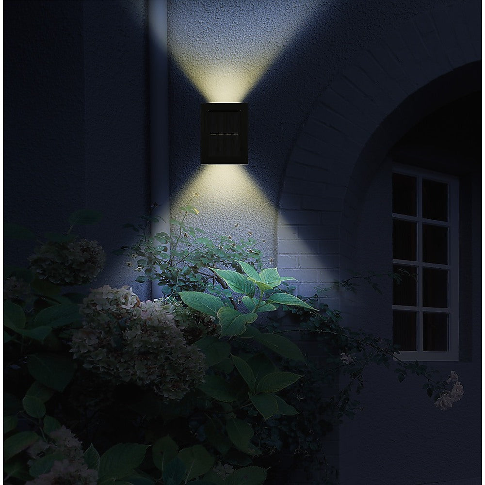 Gardening Accessories: 2pc Outdoor Solar LED Deck Lights Garden Patio Pathway Stairs Warm White