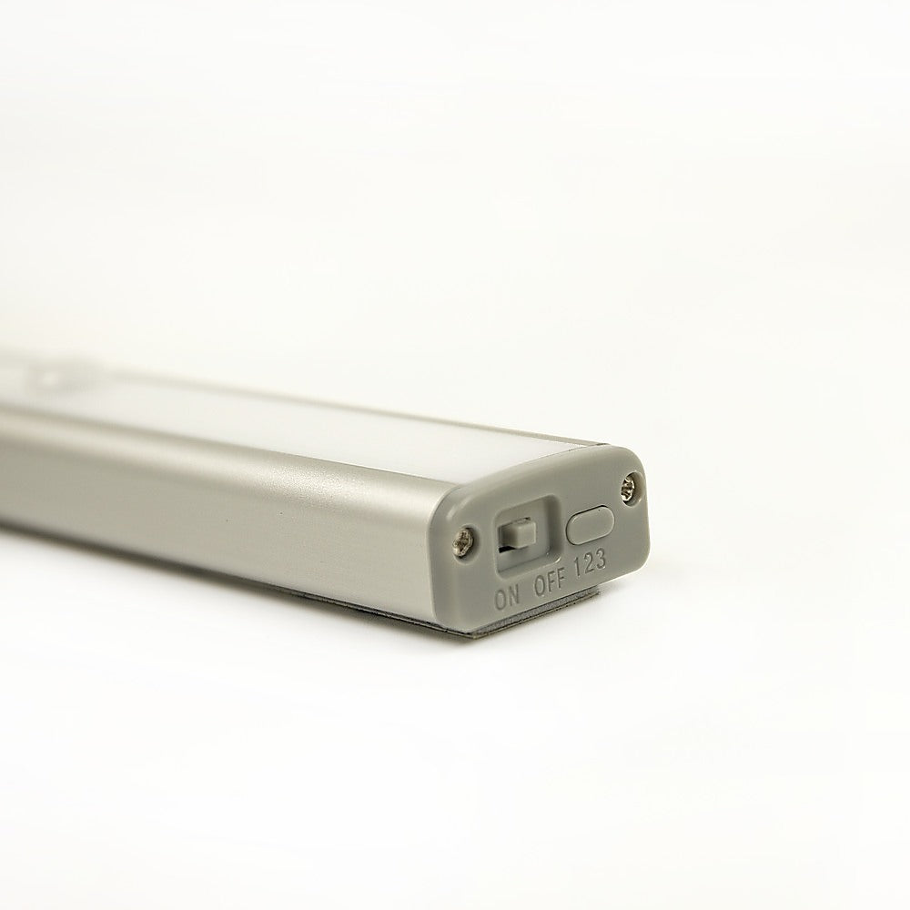 Night Lights & Ambient Lighting: 2 x 46 LED Stick-on Wireless Under Cabinet Light Rechargeable Motion Sensor Closet Lamp