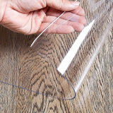Kitchen Utensils: PVC Tablecloth Protector Table Cover Dining Table Cloth Plastic 2134x1070mm 1.5mm