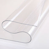 PVC Tablecloth Protector Table Cover Dining Table Cloth Plastic 2134x1070mm 1.5mm