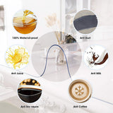 Kitchen Utensils: PVC Tablecloth Protector Table Cover Dining Table Cloth Plastic 2134x1070mm 1.5mm