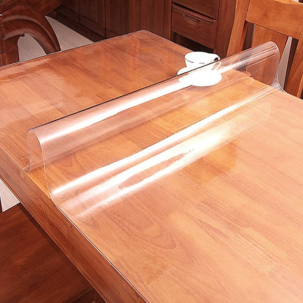Kitchen Utensils: PVC Tablecloth Protector Table Cover Dining Table Cloth Plastic 2800x1170mm 2.0mm