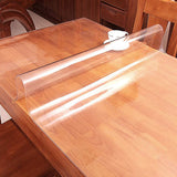 Kitchen Utensils: PVC Tablecloth Protector Table Cover Dining Table Cloth Plastic 2800x1170mm 2.0mm