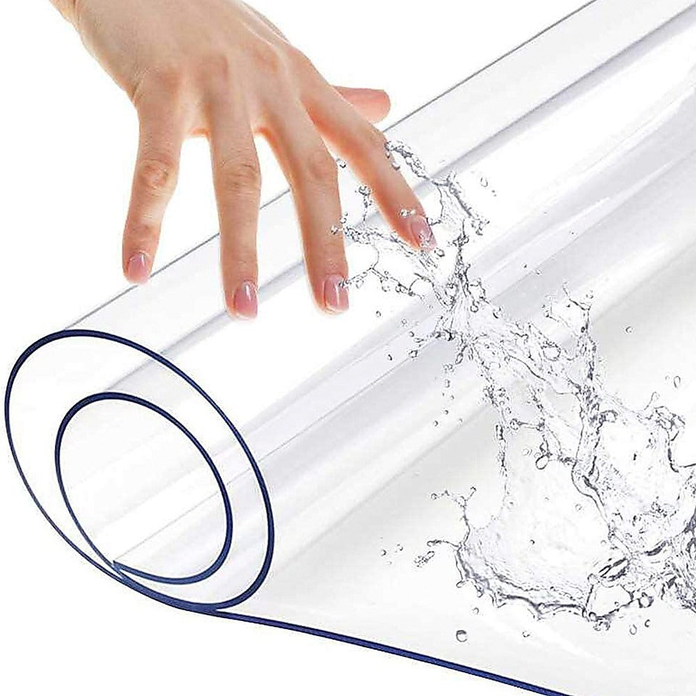 Kitchen Utensils: PVC Tablecloth Protector Table Cover Dining Table Cloth Plastic 2800x1170mm 2.0mm
