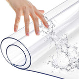 Kitchen Utensils: PVC Tablecloth Protector Table Cover Dining Table Cloth Plastic 2800x1170mm 2.0mm