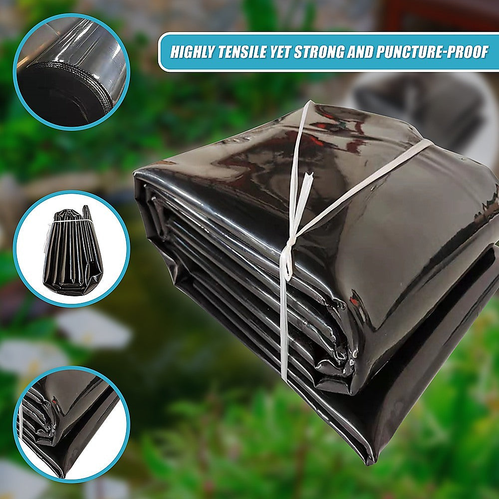Gardening Accessories: Fish Pond Liner 3 x 4.6m x 0.5mm Garden Pool Membrane Reinforced