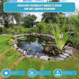 Gardening Accessories: Fish Pond Liner 3 x 4.6m x 0.5mm Garden Pool Membrane Reinforced