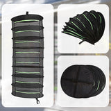 Gardening Accessories: Herb Drying Rack Net 8 Layer Dryer Mesh Hanging Dryer Rack Zipper Dry Rack