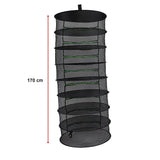 Gardening Accessories: Herb Drying Rack Net 8 Layer Dryer Mesh Hanging Dryer Rack Zipper Dry Rack