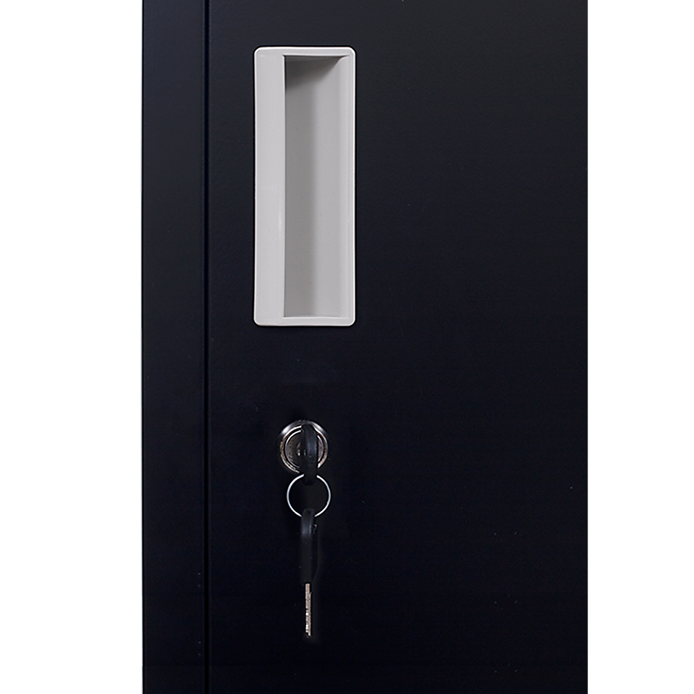 Storage Cabinets: 12-Door Locker for Office Gym Shed School Home Storage - Standard Lock with Keys