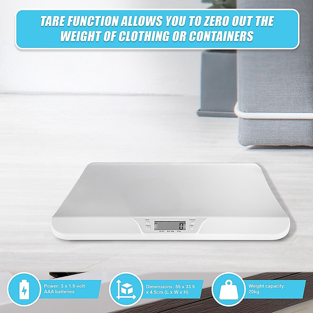 Bath Additives: Electronic Digital Baby Scale Weight Scales Monitor Tracker Pet