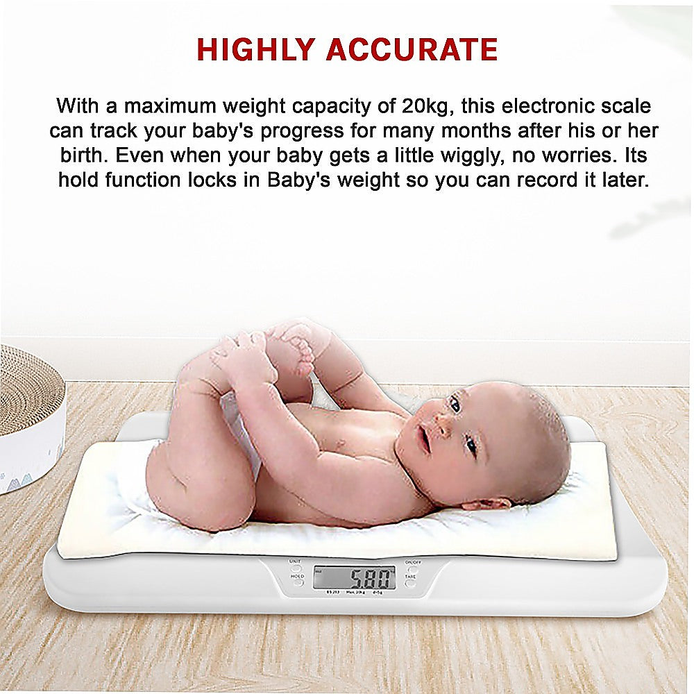 Bath Additives: Electronic Digital Baby Scale Weight Scales Monitor Tracker Pet