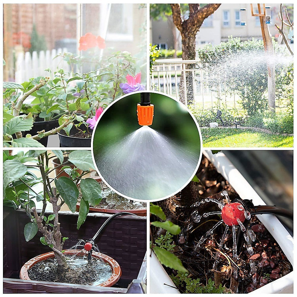 Gardening Accessories: Drip Irrigation System Plant Self Garden Watering Hose Spray Kit